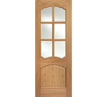 2040X826X40MM OAK RIVIERA RMSWITH CLR BEV GLASS