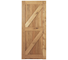 78X30 OAK FRAME LEDGED & BRACEDRANDOM PLANK INT image 1