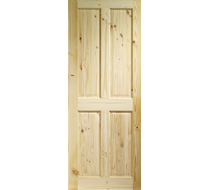 84" x 28" (711mm) x35mm 4 panel Pine door