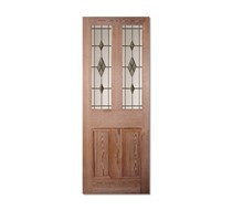 78X30X35MM PITCH PINE malton with ABE smoke Lead glass pack UNGLAZED ...