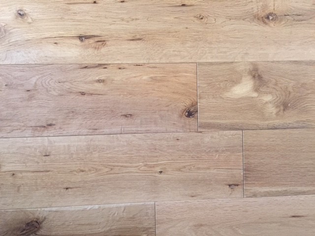 Natura 150mm solid oak wood flooring has a bronze antique stain ...